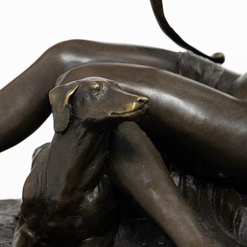 Diana and the deer, P. Jacquiet, after, 21st century.