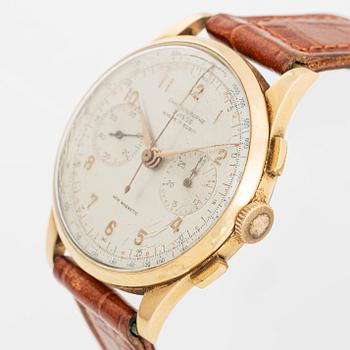 Chronographe Suisse, armbandsur, kronograf, 37,5 mm.