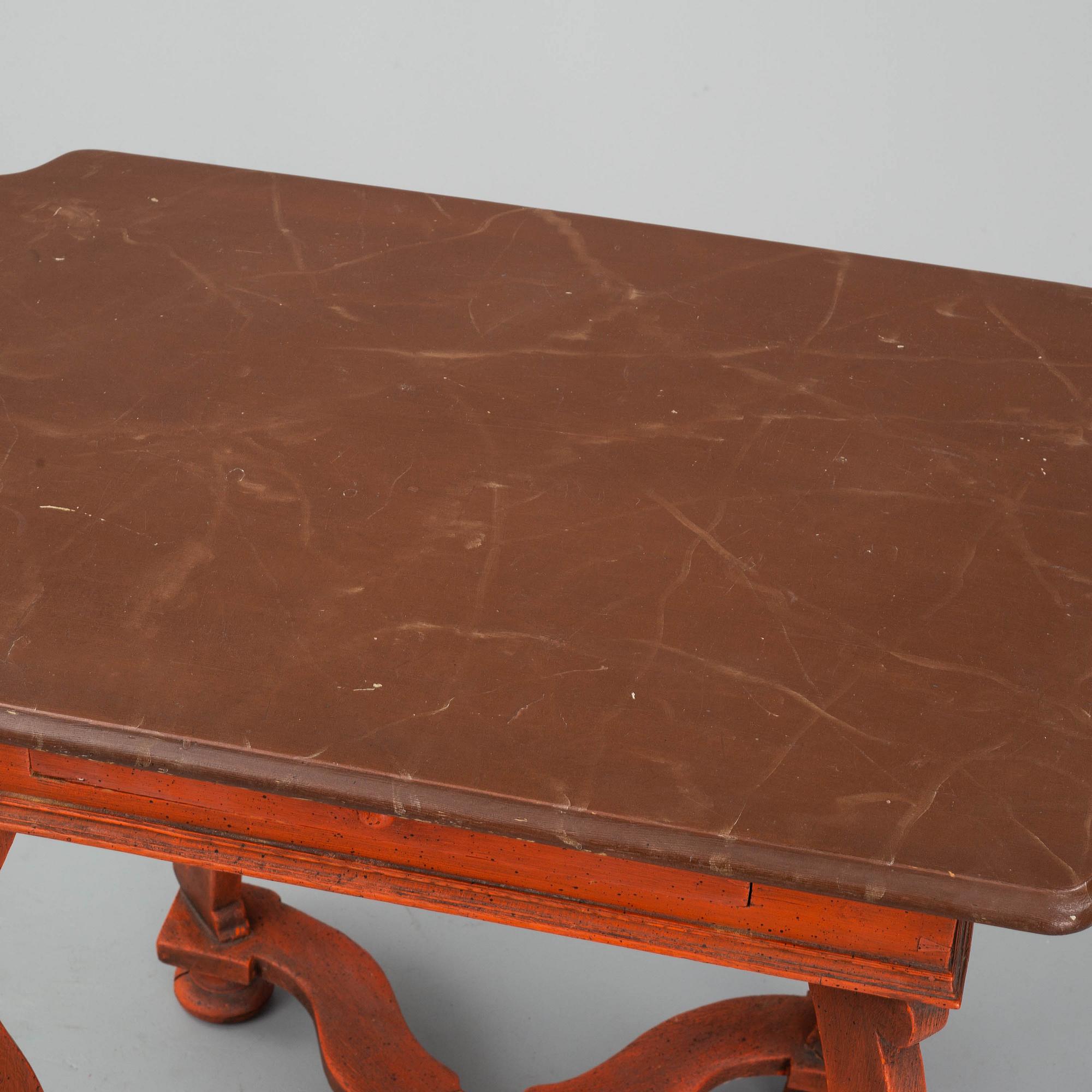 An 18th century table.