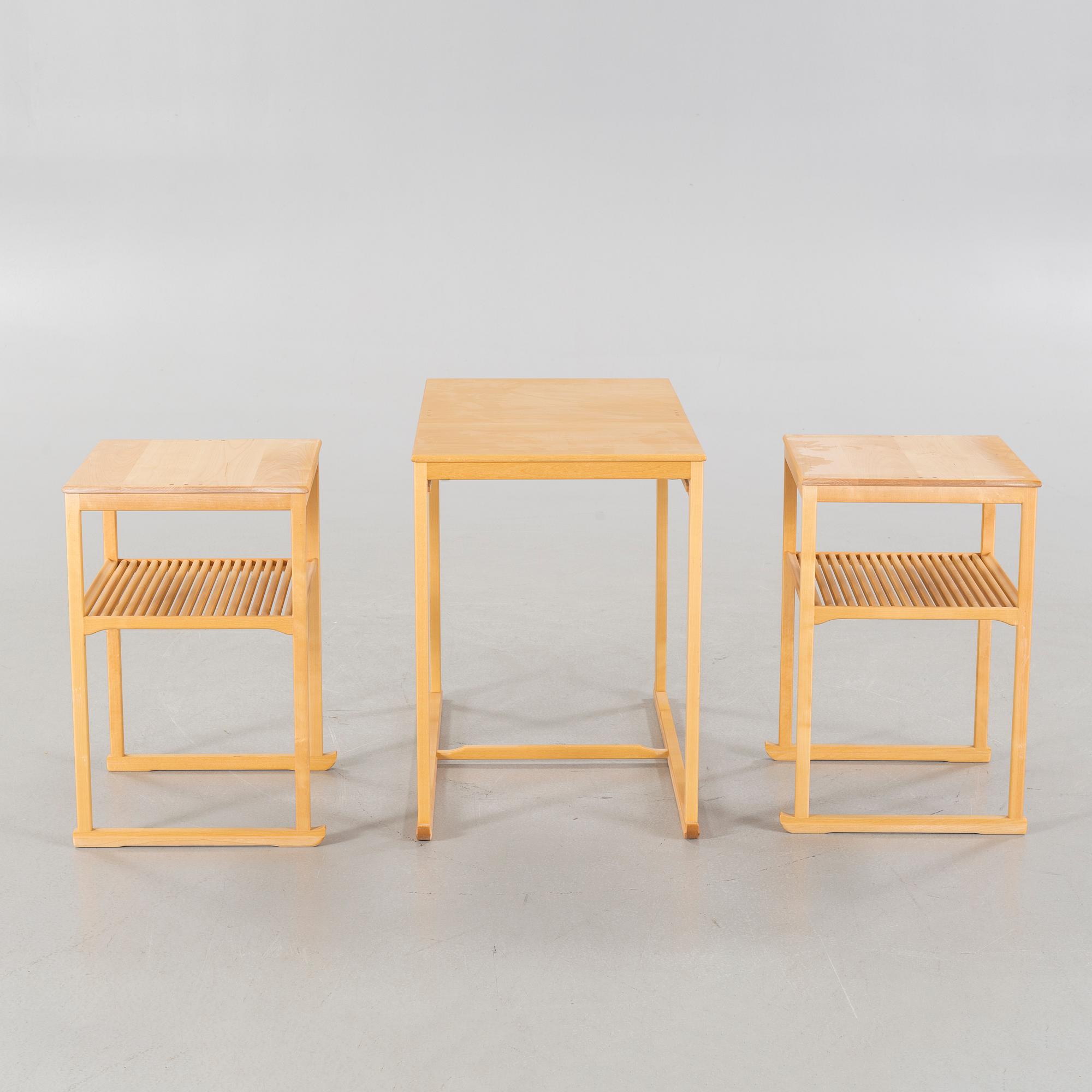 CARL MALMSTEN, satsbord, "Släden", Åfors Möbelfabrik, modell formgiven 1948.