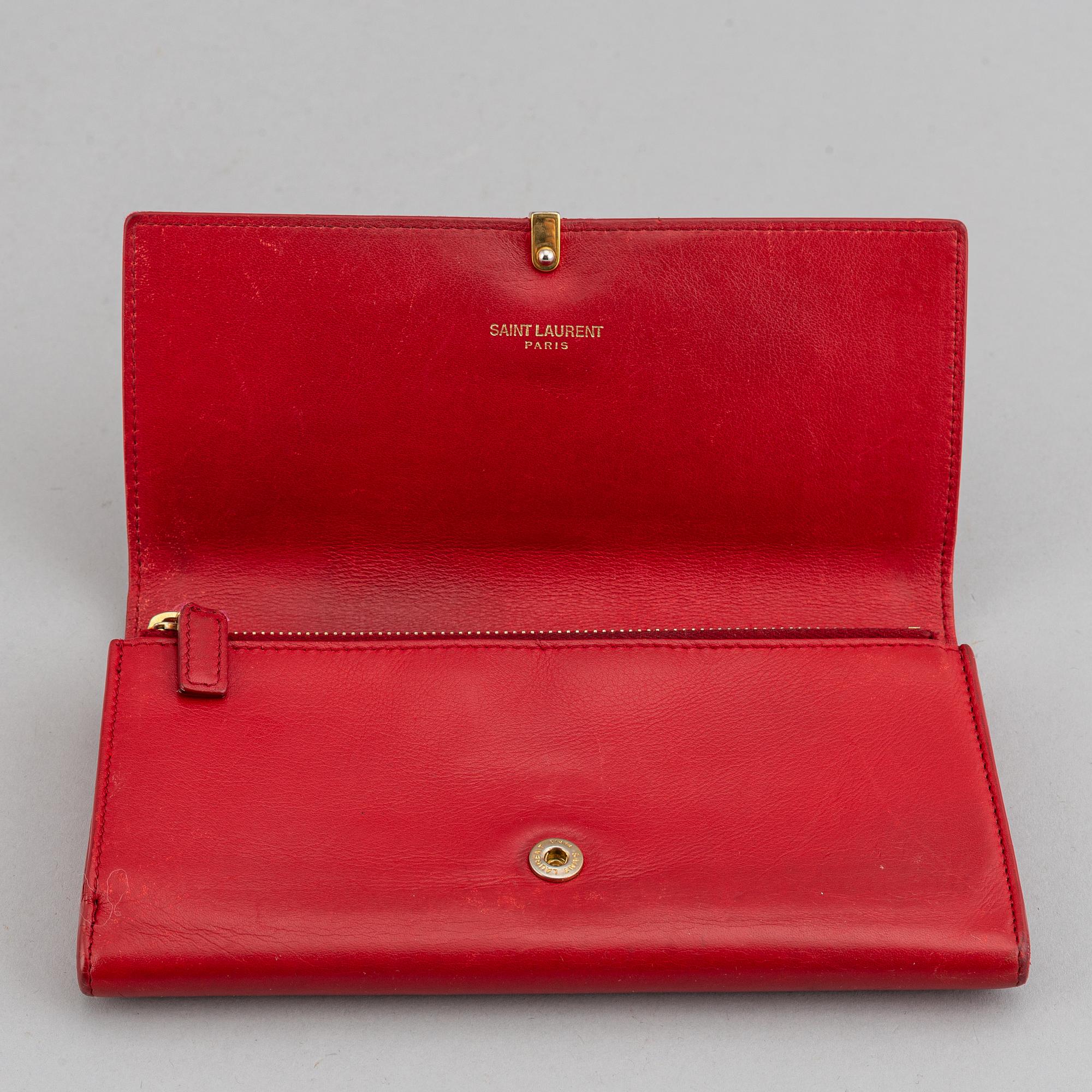 Yves Saint Laurent, plånbok.
