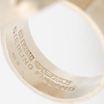 Björn Weckström, ring, silver, "Jaaras dream". Lapponia 1969.