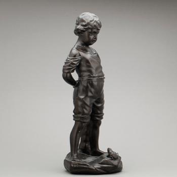 SKULPTUR, glaserad gips, efter Per Hasselberg, stämplad G. Bernardi Konstgjuteri, Göteborg, (verksam 1911-1953 (1976)).