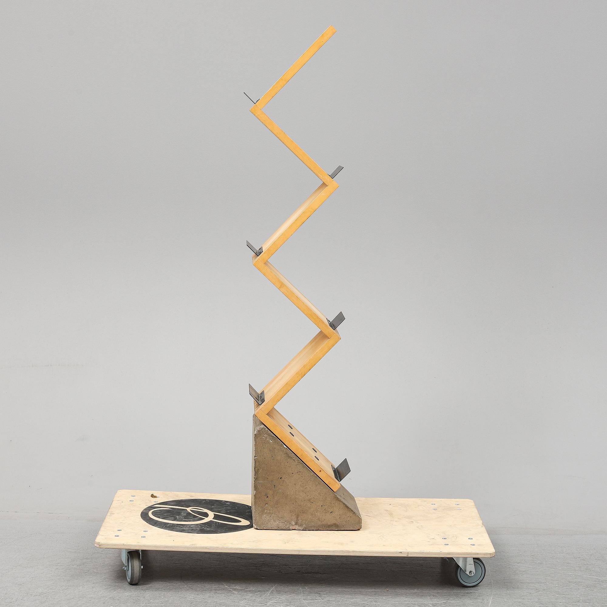 JONAS BOHLIN, hylla, "Zink", Källemo, formgiven 1984.