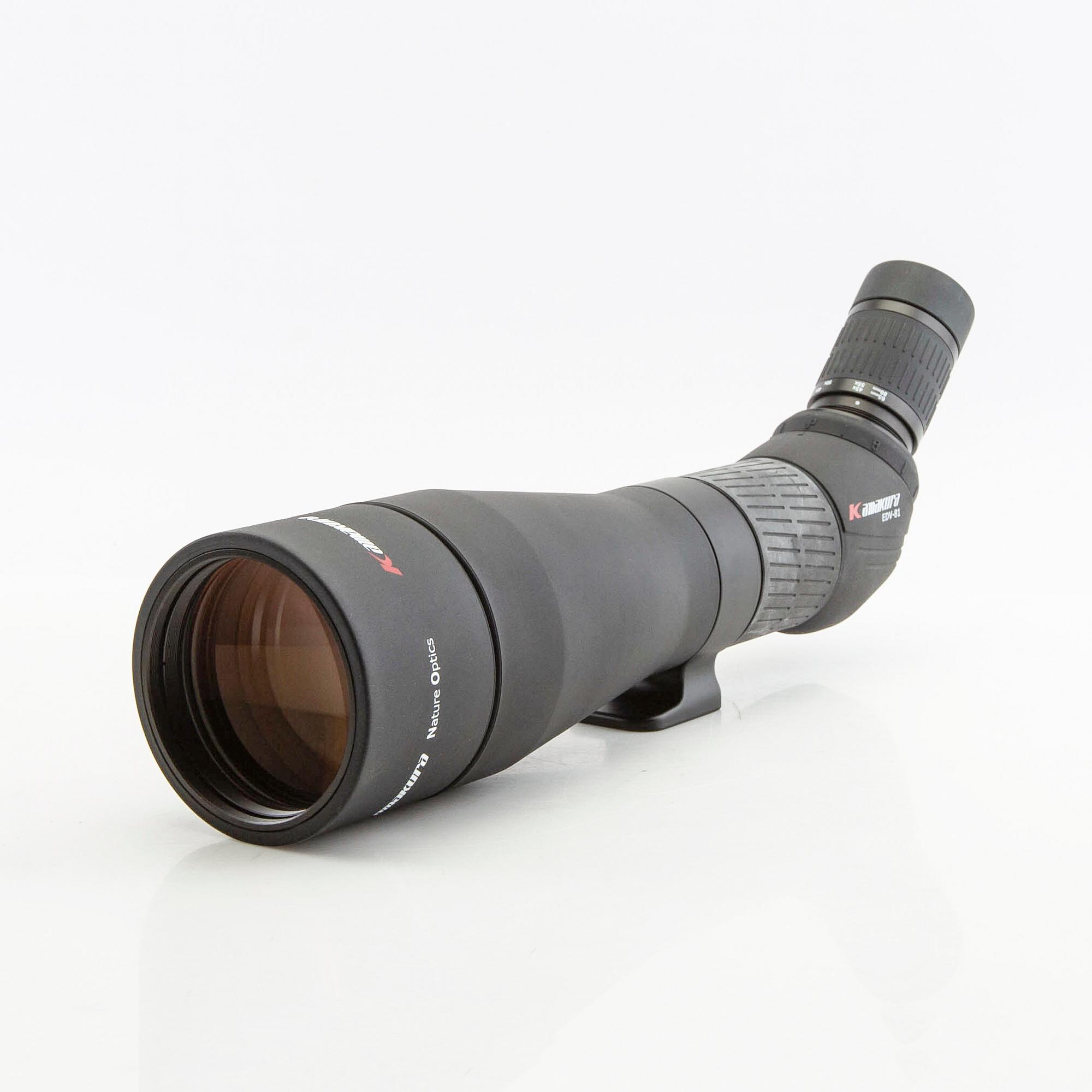 Kamakura EDV-81 spotting scope with tripod, Japan.