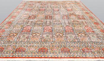 Matta, silke Kashmir, ca 434 x 307 cm.