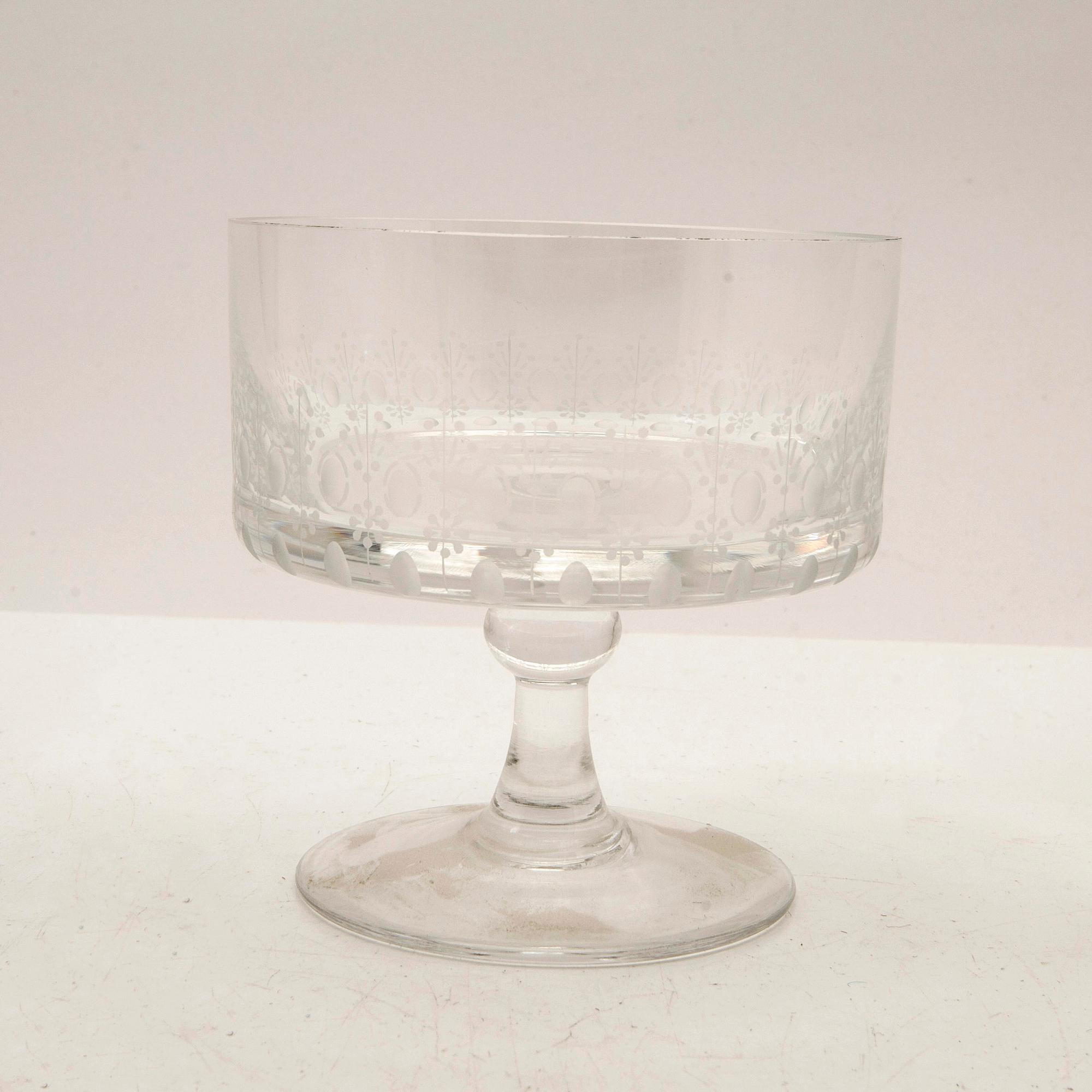 Glass service, 41 pieces, Rosenthal, "Classic Rose", 20th century.