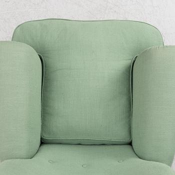Josef Frank, a model 336 armchair, Firma Svenskt Tenn, Sweden.