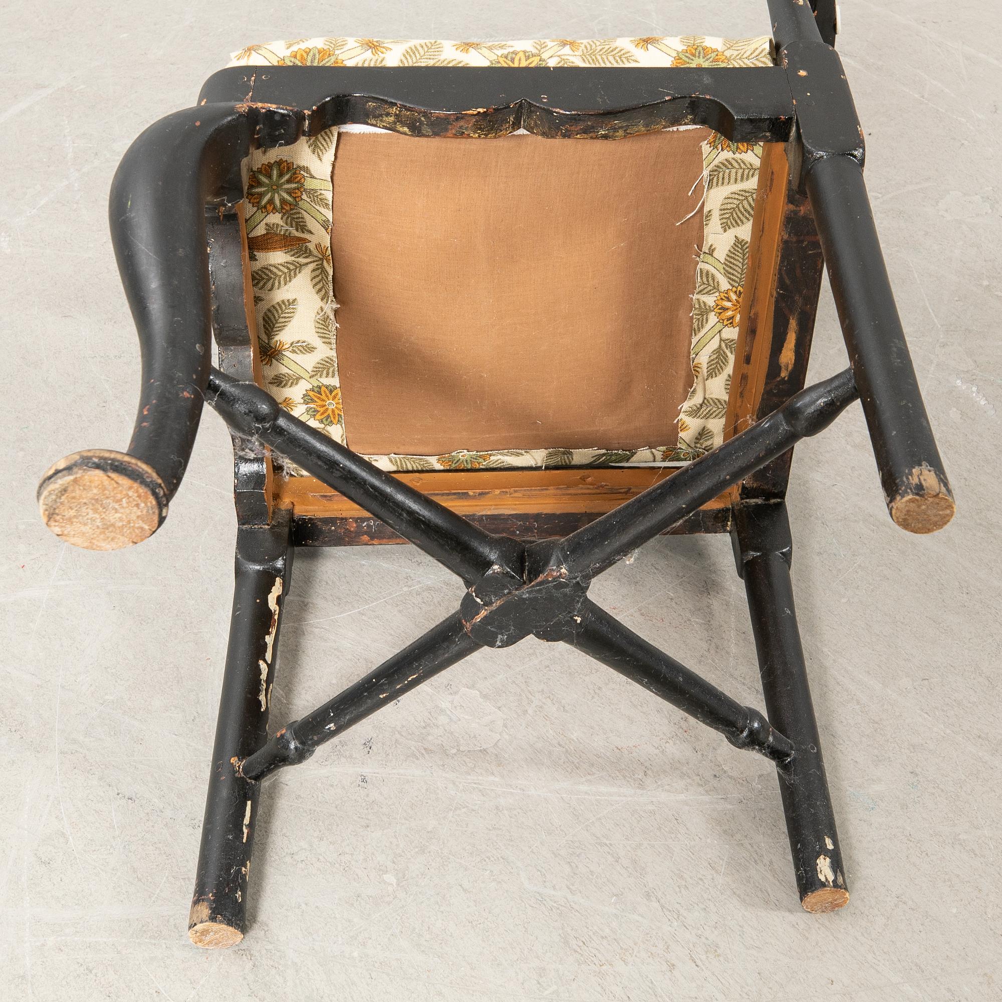 Puderstol, rokoko, 1700-talets andra hälft.