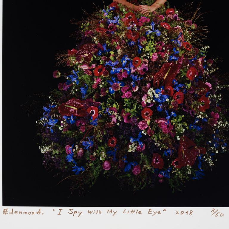 Nathalia Edenmont, pigment print, signed and dated 2018, numbered 3/50.