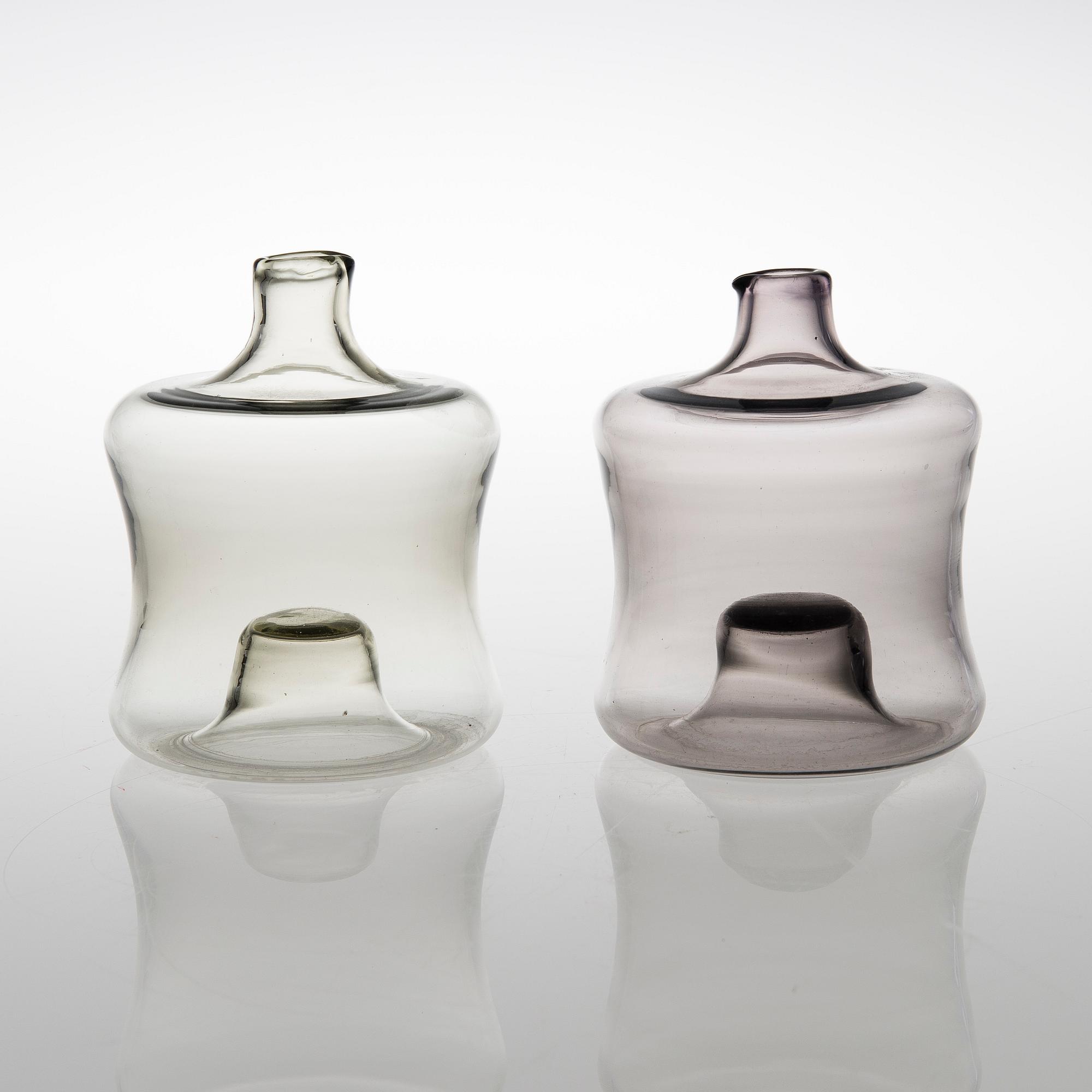 Two Iittala bottles, model 2509, 