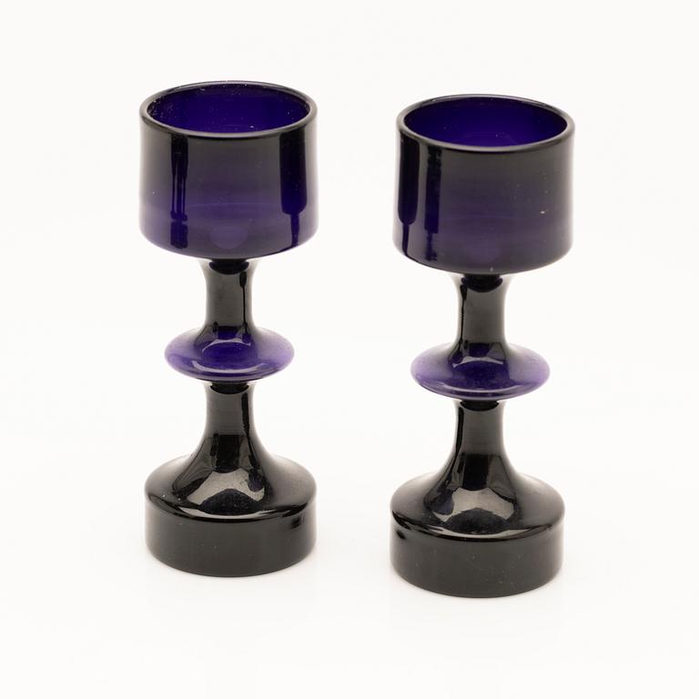 Kaj Franck, Trophies/vases, 6 pcs, Nuutajärvi/Notsjö, 1960s.