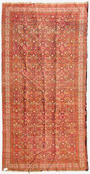 Matto, antiikki Malajir, Luoteis-Persia, n. 410 x 207 cm.