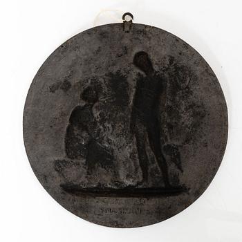 A wall plaque, J & C.G. Bolinders, Stockholm circa 1900.