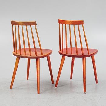 Yngve Ekström, six 'Pinnochio' chairs, second half of the 20th century.