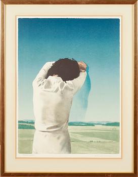 YRJÖ EDELMANN, färglitografi, signerad, EA.