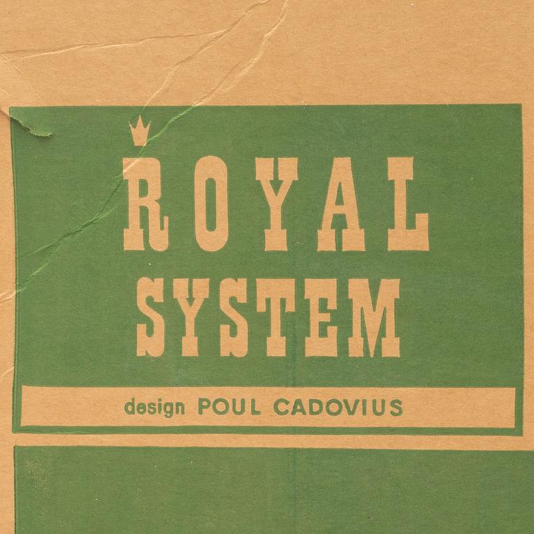 Poul Cadovius, a 'Royal System' shelving system, Denmark.