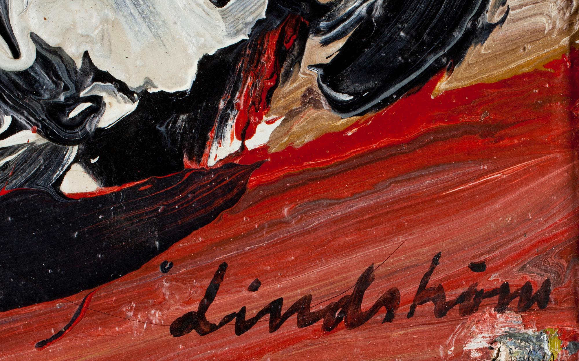 BENGT LINDSTRÖM, olja på duk. Sign.