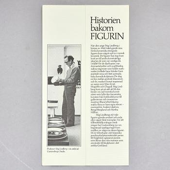 Stig Lindberg, "Narcissus", a parian porcelain sculpture, Gustavsberg 1970s, from the "Figurin" series, ed. 375/500.