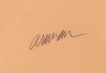 Arman (Armand Pierre Fernandez), Ur "Suite for violin".