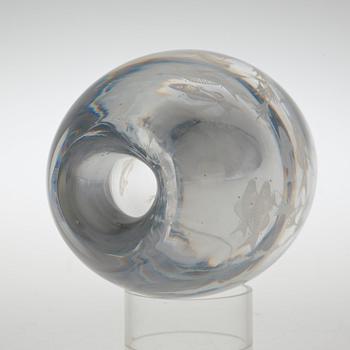 An Edward Hald graal glass vase, Orrefors 1954.