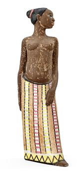 927. A Mari Simmulson stoneware sculpture, 'Inongo', Upsala-Ekeby 1950's-60's.