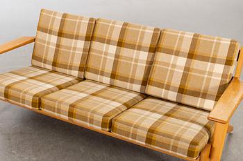 Hans J Wegner, GE-290 oak sofa, Denmark, second half of the 20th century.