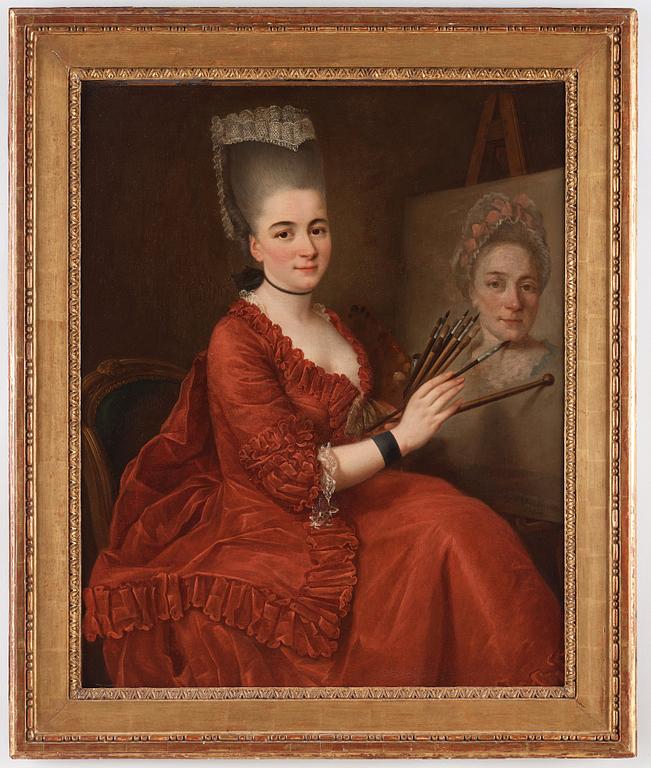 NORTH EUROPEAN SCHOOL, 18Th Century, Artist portrait.