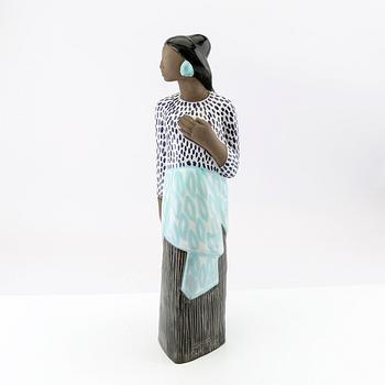 Mari Simmulson, figurine "Balinese" signed Uppsala Ekeby.