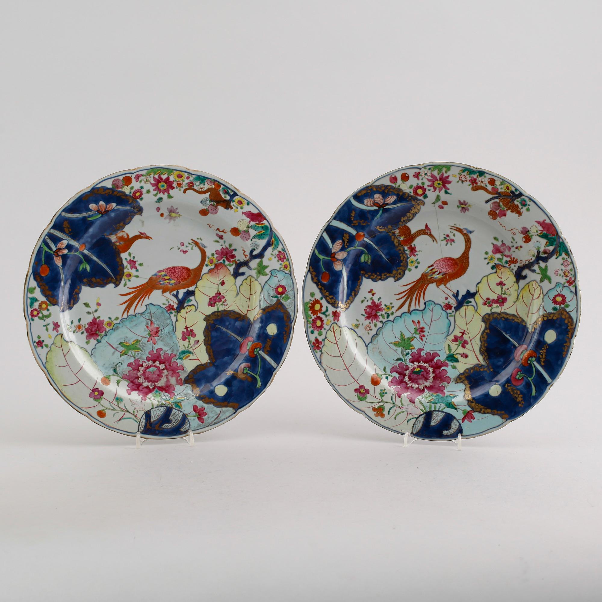 FAT, 1 par, porslin, Kina, Qianlong 1736-1795.