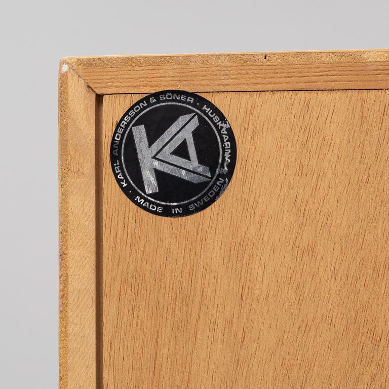 Børge Mogensen, hyllsystem med skåp och lådor, "Öresund". Karl Andersson & Söner, 1900-talets andra hälft.