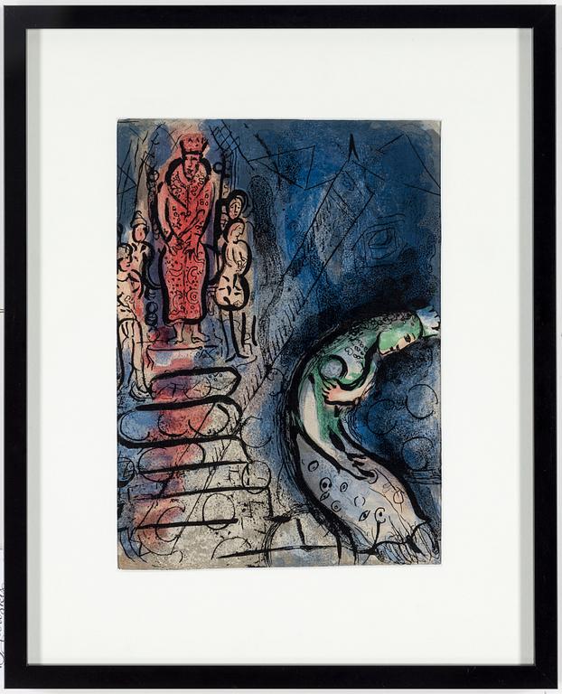 MARC CHAGALL, colour lithographe, from Verve vol X nr 37-38 1960.
