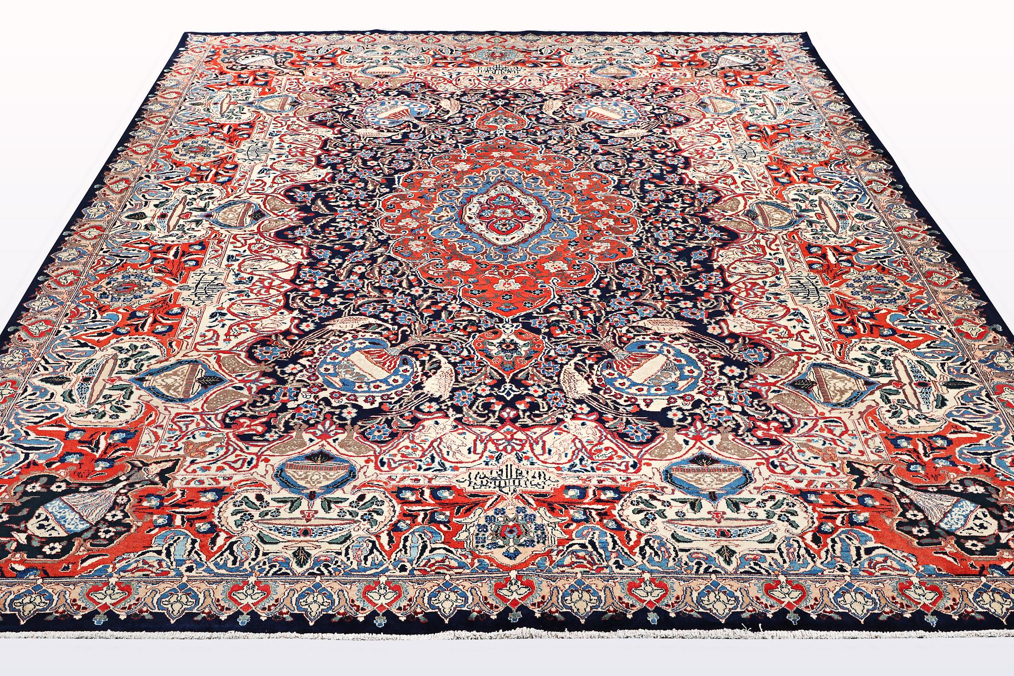 A carpet, Kashmar, ca 378 x 300 cm.
