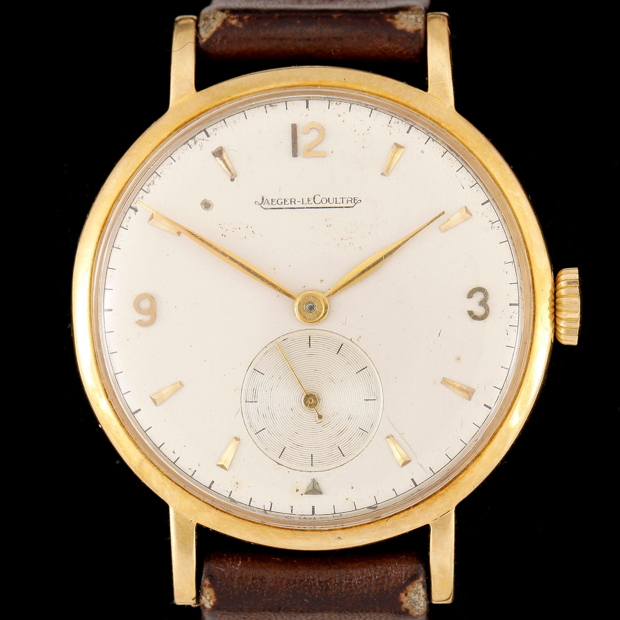 ARMBANDSUR, herr, Jaeger-LeCoultre, 18k guld, 1950-tal.