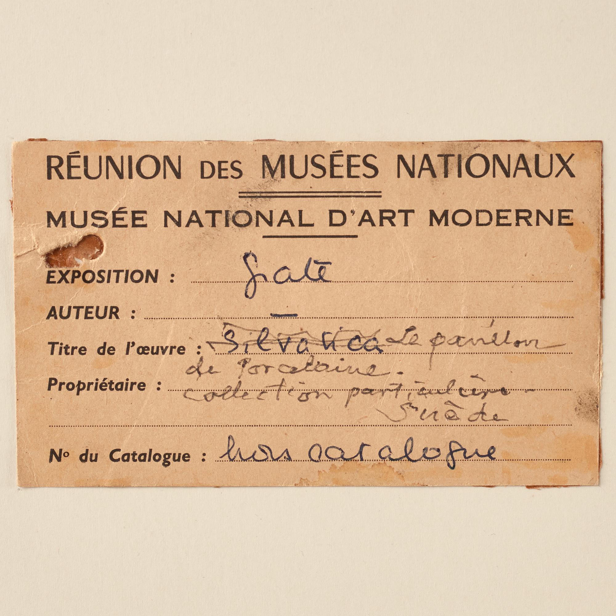 Eric Grate, Akvarell på papper, Signerad och daterad Eric Grate 1923.