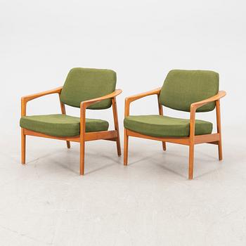 Folke Ohlsson, fåtöljer, ett par, "Ascot", Dux, 1960-tal.