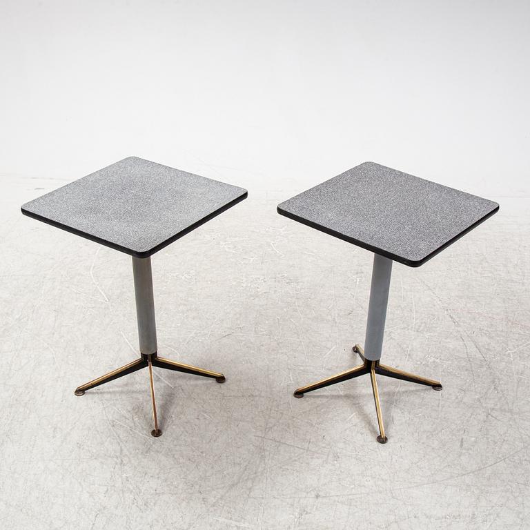 A pair of café tables, Hymabolager, Sweden, 1950's/60's.