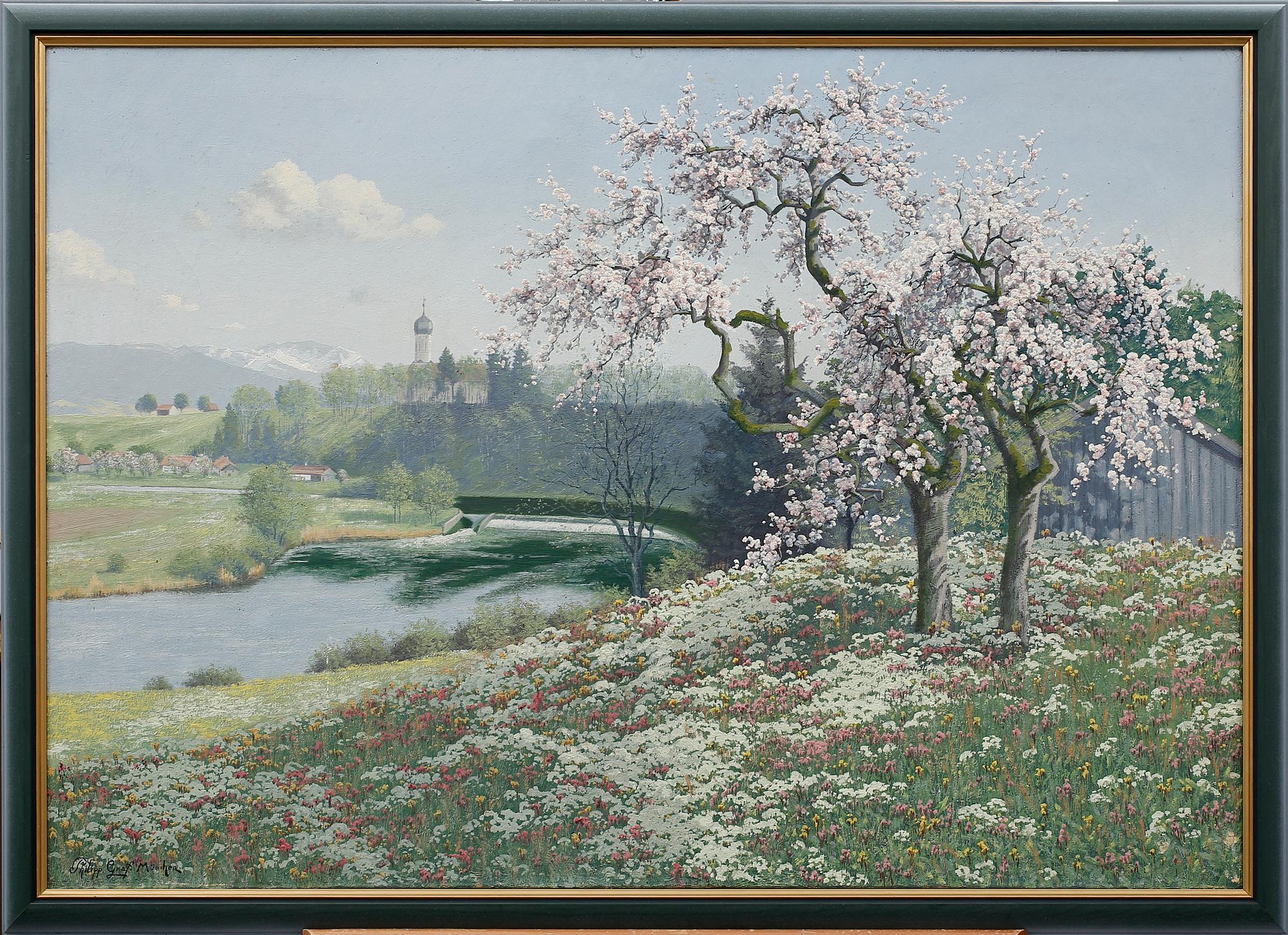 PHILIP GRAF, olja på duk, signerad.