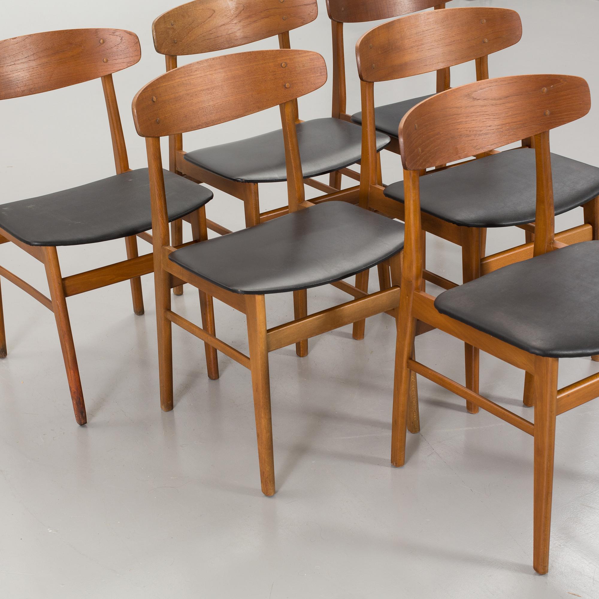 SIX CHAIRS "SAX MADE IN DENMARK.