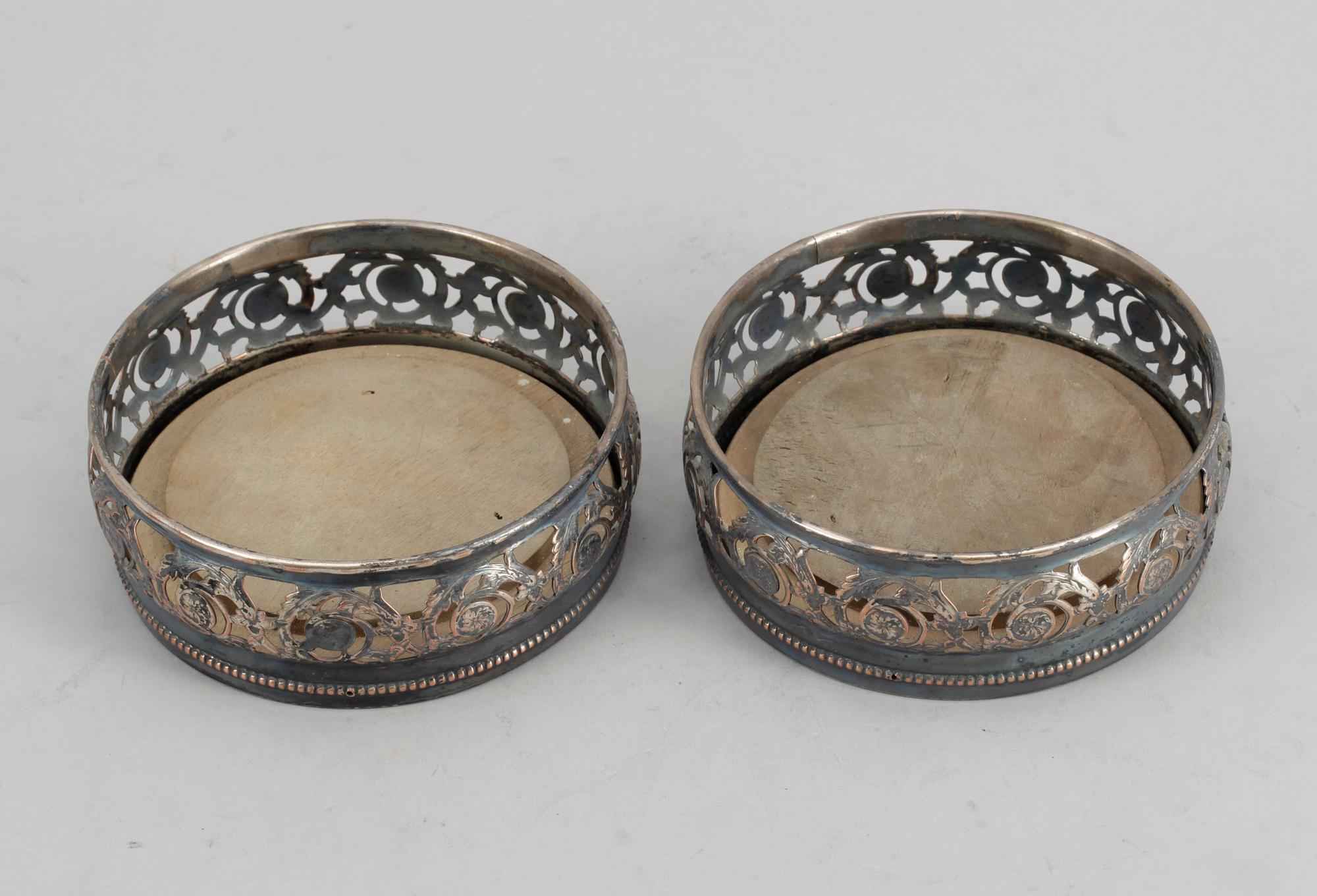 COASTERS, ett par, pläter, England, 1900-talets första hälft.