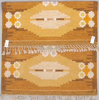 MATTA, rölakan, "Örbyhus", signerad IS, (Ingegerd Silow), 1900-talets andra hälft, ca 200 X 140cm.
