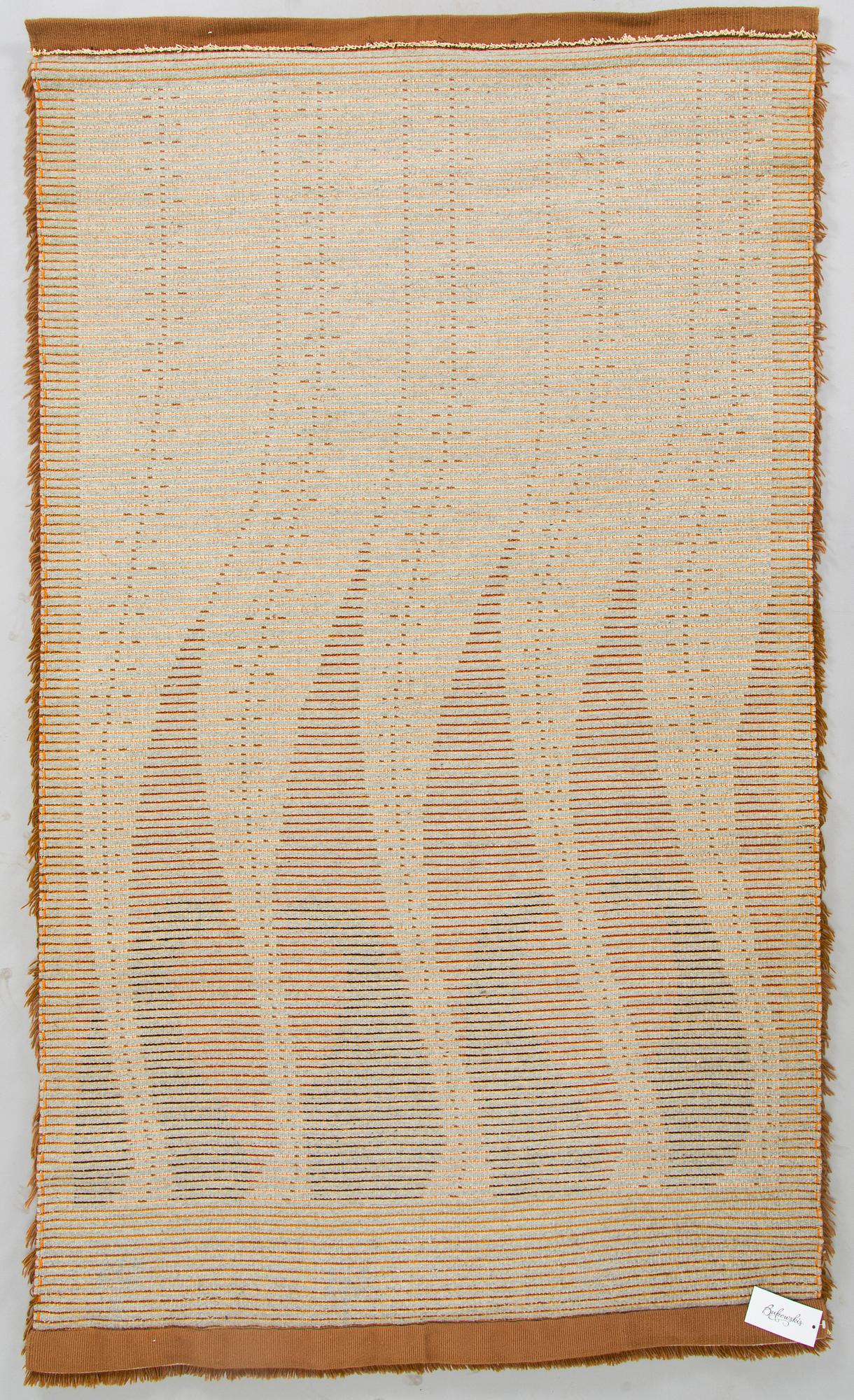 Akseli Gallen-Kallela, A finnish long pile rya rug, model for Friends of Finnish Handicraft. Ca 200 x 115 cm.