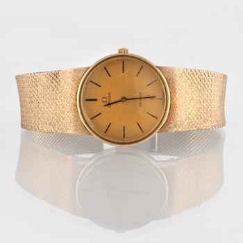 ARMBANDSUR, Omega, De Ville, guld på stål.