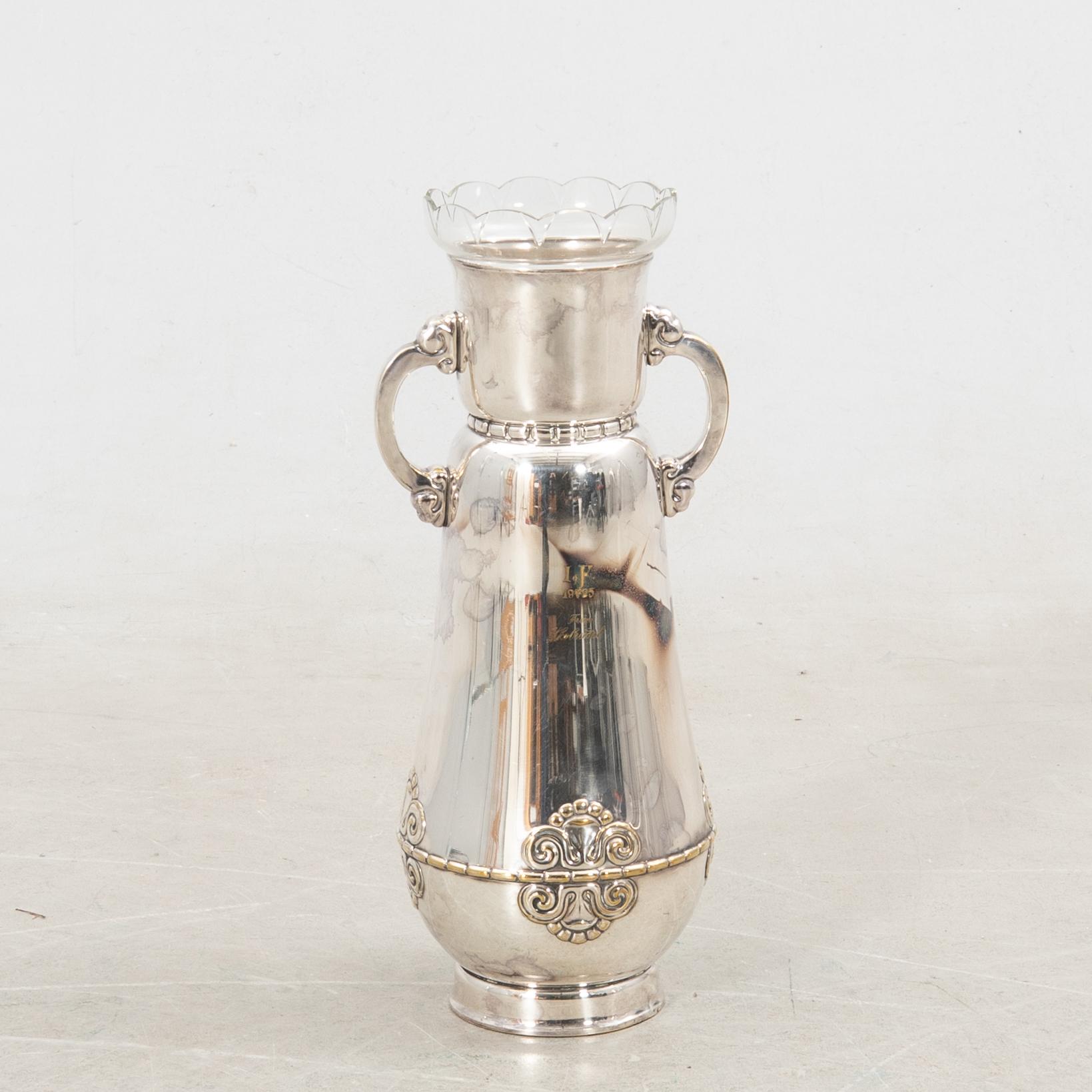 Golvvas  nysilver Danmark tidigt 1900-tal.