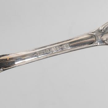 A 49-piece silver cutlery service, model 'Olga', GAB and CG Hallberg, Stockholm and Eskilstuna, 1959-76.