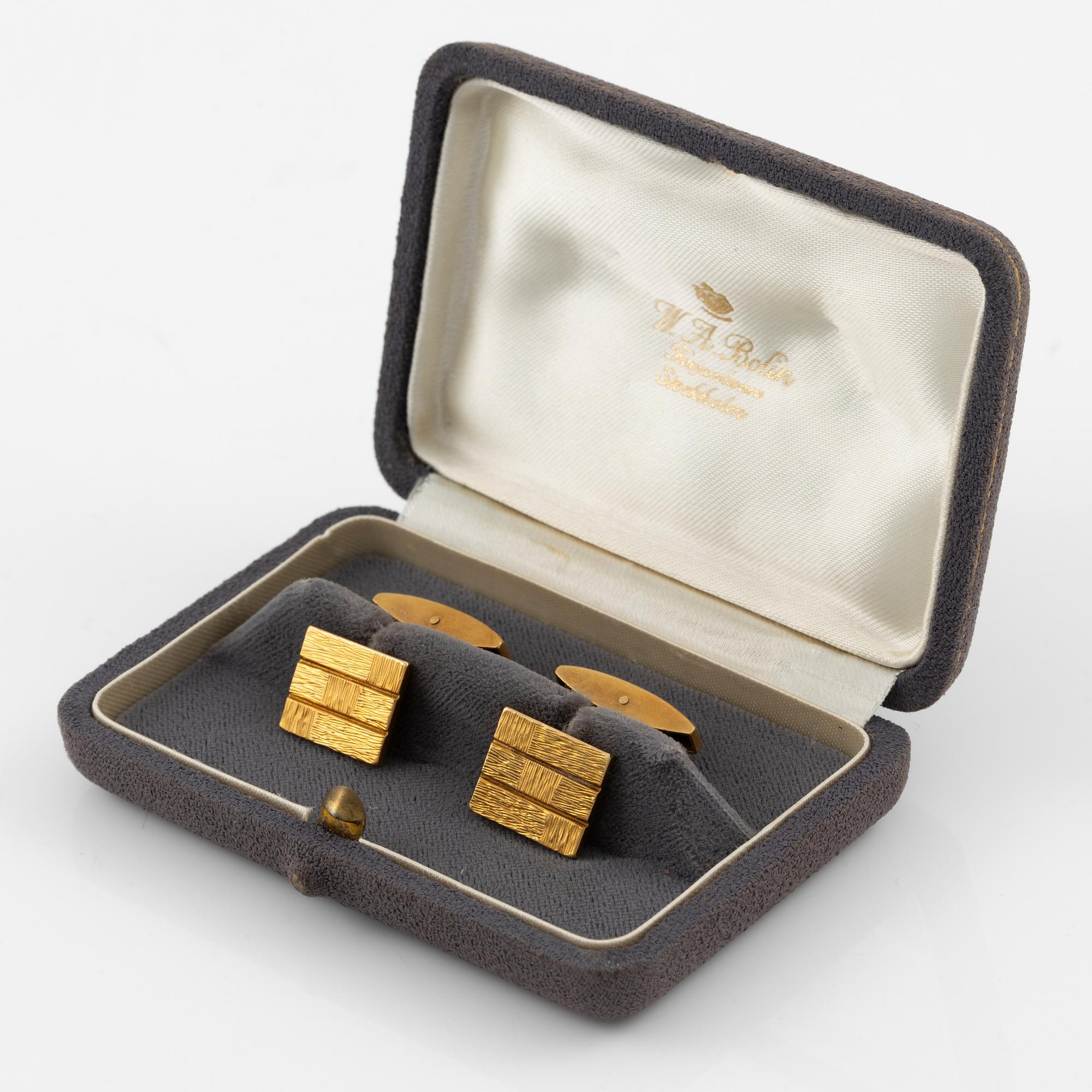 Cufflinks, a pair, 18K gold.