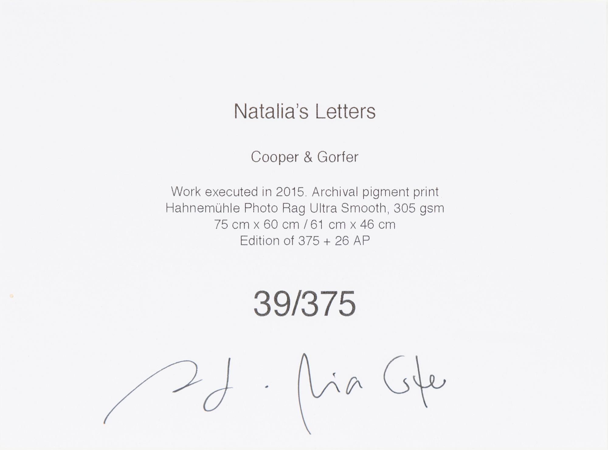 Cooper & Gorfer, "Natalia's Letters".