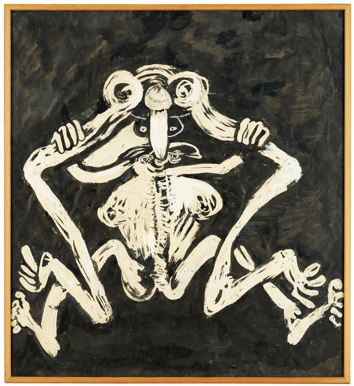 LARS HILLERSBERG, blandteknik på papper, sign och utförd 1968.