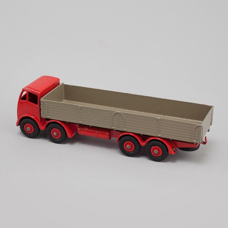 16 toy cars, mostly by Dinky Toys, from the latter half of the 20th century.