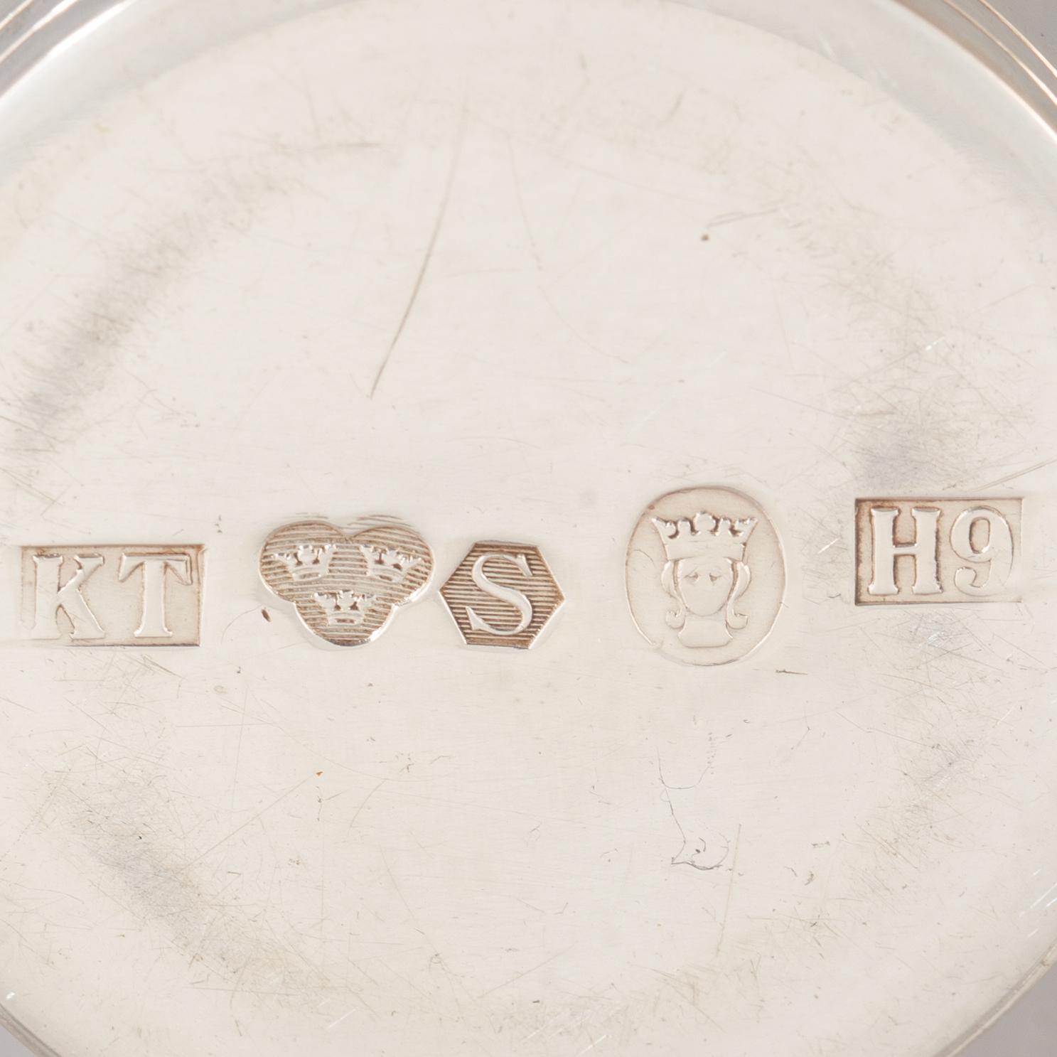 A set of sixteen Swedish silver cups, marks of K. Torndals Juvelerare AB, Stockholm 1955-1962.